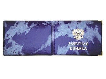 Обложка на зачетную книжку ПВХ-глянец, 4.05 - купить в магазине Кассандра, фото, 4607140626389, 