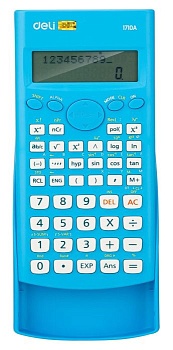 Калькулятор DELI E1710A/BLU 12 разр. научный синий 240 функций - купить в магазине Кассандра, фото, 6935205373632, 