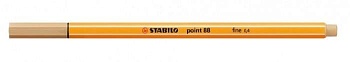 РУЧКА КАПИЛЛЯРНАЯ STABILO POINT 88 СВЕТЛАЯ ОХРА - купить в магазине Кассандра, фото, 4006381493307, 