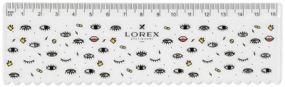 Линейка LOREX TRANSPARENT BOYS TEARS 16 см пластик прозрач. с рисунком- купить в магазине Кассандра, фото, 4602723143642, 