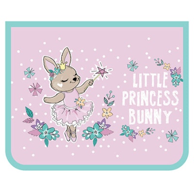 Пенал 1 отделение 115*190*30мм, откидная планка Bunny princess, " Пчелка " ПО-04 ламинированный карт- купить в магазине Кассандра, фото, 4607692519719, 