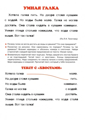 Первые книги по чтению. Тексты с дырками и хвостами. Методика вдумчивого чтения. Книга формата А4 в- купить в магазине Кассандра, фото, 9785994928417, 