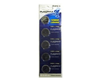 Батарейка литиевая "Samsung Pleomax" CR2016 5BL (5/100/2000) - купить в магазине Кассандра, фото, 8801790314153, 