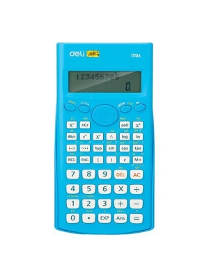 Калькулятор DELI E1710A/BLU 12 разр. научный синий 240 функций- купить в магазине Кассандра, фото, 6935205373632, 