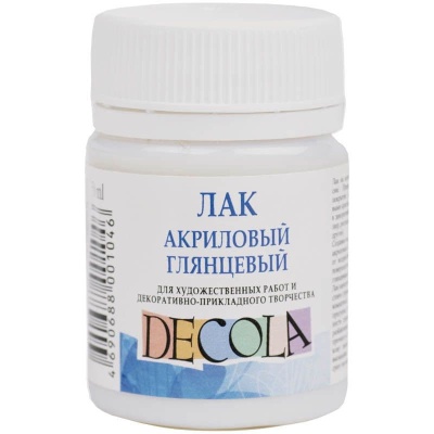 Лак акриловый " Decola " глянцевый 50мл- купить в магазине Кассандра, фото, 4690688001046, 