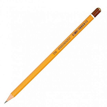 Карандаш чернографит."KOH-I-NOOR" 1500 4В заточенный шестигранный - купить в магазине Кассандра, фото, 8593539092421, 