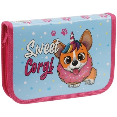 Пенал 1 отделение, 190*130 ArtSpace "Sweet corgi", ламинированный картон- купить в магазине Кассандра, фото, 4680211403331, 