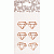 Скрепки метал. "deVENTE. Gold Rose. Diamond" роз.золото 36x26 мм, 6 шт в карт.блистер - купить в магазине Кассандра, фото, 4627188220356, 