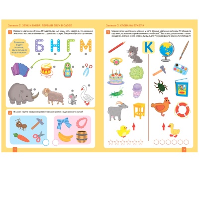 Васильева.Нов.Уроки грамоты в детском саду и дома. 4-5 лет. ФГОС- купить в магазине Кассандра, фото, 9785431523137, 