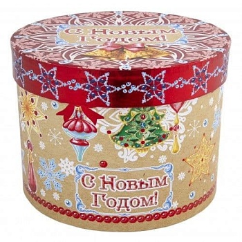 Подарочная коробка Новогодние колокольчики - купить в магазине Кассандра, фото, 4640030201136, 
