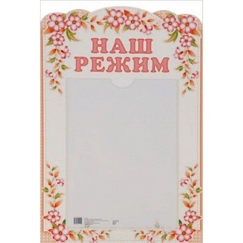 Стенд НАШ РЕЖИМ с карманом А4 - купить в магазине Кассандра, фото, 9785994911259, 