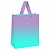 Пакет подарочный 18*23*10см MESHU "Duotone. Turquoise-Lilac gradient", отд. фольгой, матовая ламинаци - купить в магазине Кассандра, фото, 4680211498917, 