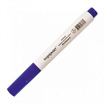 Маркер для белой доски inФОРМАТ BOARD 3,00 мм синий круглый - купить в магазине Кассандра, фото, 4602723036210, 