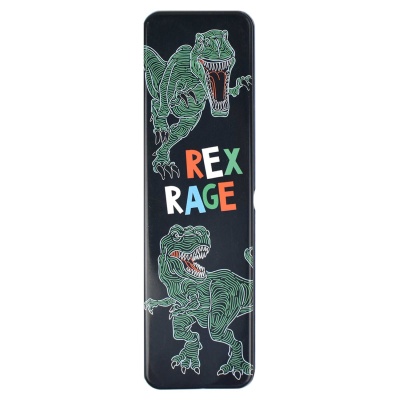 Пенал школьный, T-REX металл- купить в магазине Кассандра, фото, 4606008460851, 