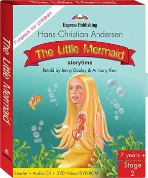 The Little Mermaid. FunPack. (Pupil's Book, Audio CD , DVD Video/DVD-ROM PAL). Комплект для учащихся - купить в магазине Кассандра, фото, 9781845586058, 