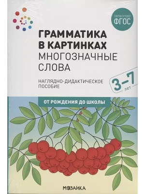 ФГОС.нов.Грамматика в картинках. Многозначные слова- купить в магазине Кассандра, фото, 9785431516610, 