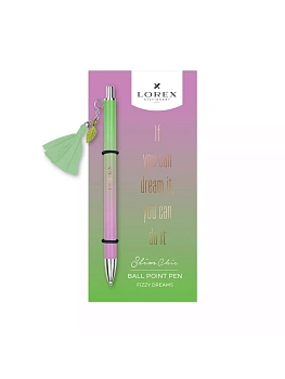Ручка шариковая подарочная LOREX Slim Chic Fizzy Dreams синий 0,7 мм, корпус металл ассорти - купить в магазине Кассандра, фото, 4602723175933, 