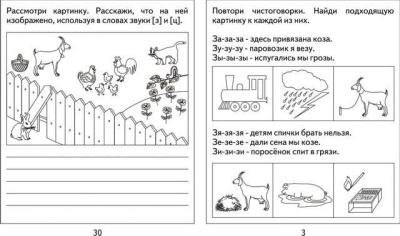 Весна-дизайн.Логопедическая тетрадь на звуки З, З, Ц- купить в магазине Кассандра, фото, 2000000020044, 
