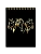 Блокнот А6 Velvet. 90л., флокированный картон, тиснение фольгой - купить в магазине Кассандра, фото, 4606086510950, 