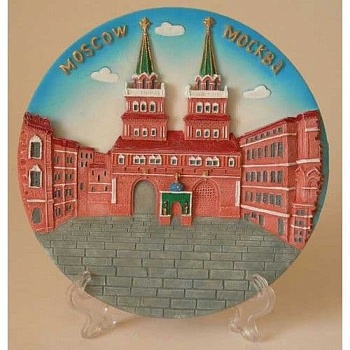 Тарелочка декор. "Воскресенские ворота" 17582 - купить в магазине Кассандра, фото, 4606008097545, 