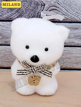Новогоднее украшение Фигурка новогодняя Чудесный мишка, 10*5 см - купить в магазине Кассандра, фото, 4665306713380, 