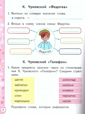 Литературное чтение 1кл.Климанова.Рабочая тетрадь ч.2 2024 ФГОС НОВЫЙ (к новому учебнику)- купить в магазине Кассандра, фото, 9785377192671, 