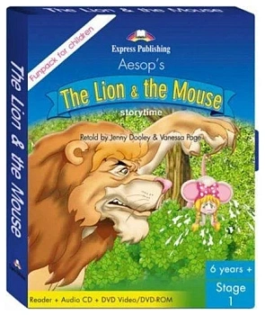 The Lion & the Mouse. FunPack. (Pupil's Book, Audio CD , DVD Video/DVD-ROM PAL). Комплект для учащих - купить в магазине Кассандра, фото, 9781845585020, 