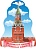 Плакат вырубной А3 В ПАКЕТЕ Спасская башня Кремля. Двухсторонний. - купить в магазине Кассандра, фото, 4630112042337, 